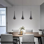 Lampe de chevet suspendue en métal avec variateur à trois niveaux