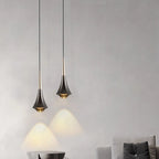 Lampe de chevet suspendue en métal avec variateur à trois niveaux