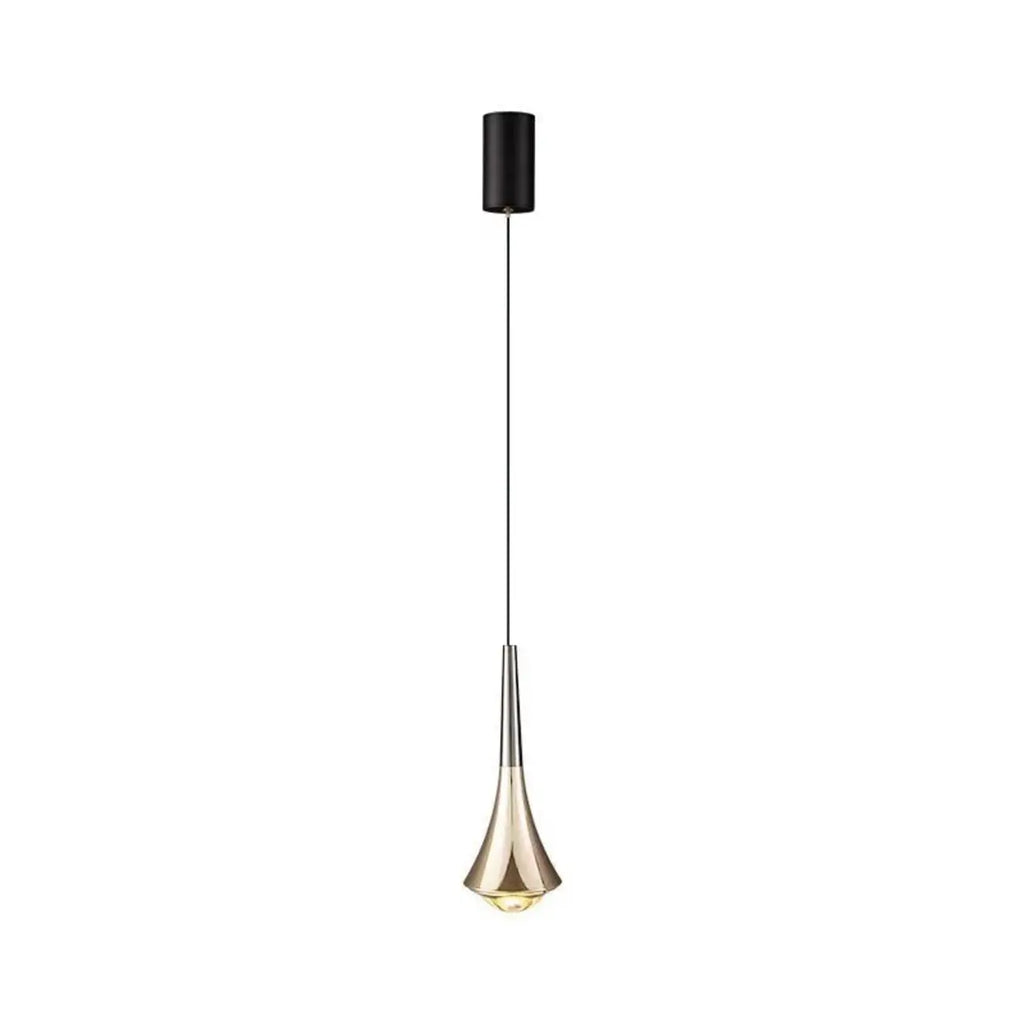 Lampe de chevet suspendue en métal avec variateur à trois niveaux