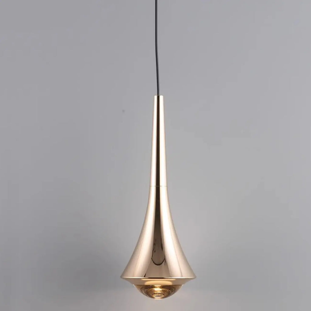 Lampe de chevet suspendue en métal avec variateur à trois niveaux