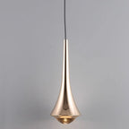 Lampe de chevet suspendue en métal avec variateur à trois niveaux