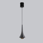 Lampe de chevet suspendue en métal avec variateur à trois niveaux