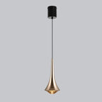 Lampe de chevet suspendue en métal avec variateur à trois niveaux