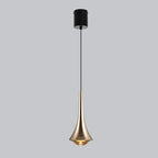 Lampe de chevet suspendue en métal avec variateur à trois niveaux