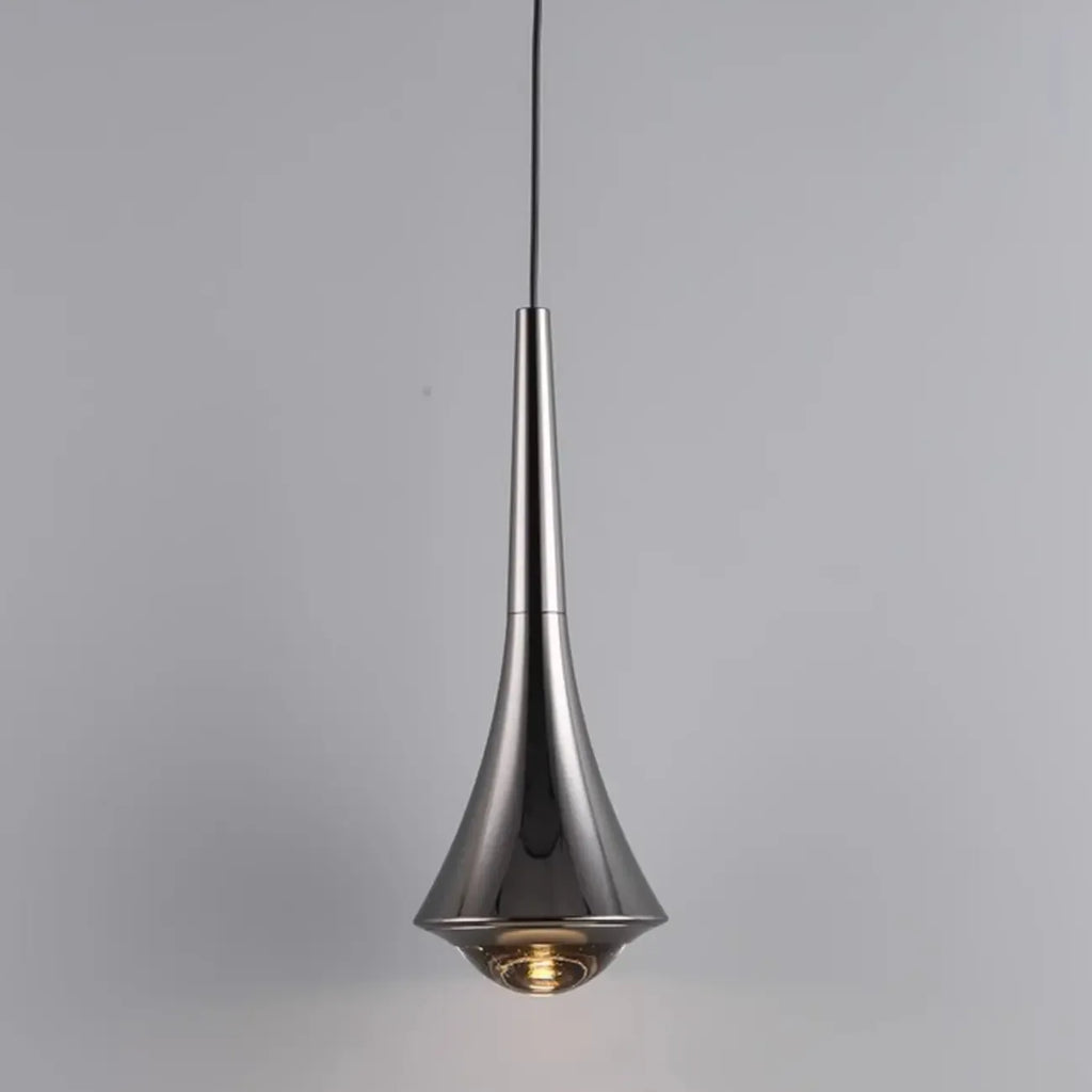 Lampe de chevet suspendue en métal avec variateur à trois niveaux