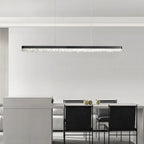 Suspension moderne en cristal pour îlot de cuisine, à intensité variable, LED