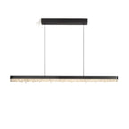 Suspension moderne en cristal pour îlot de cuisine, à intensité variable, LED