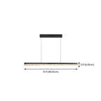 Suspension moderne en cristal pour îlot de cuisine, à intensité variable, LED