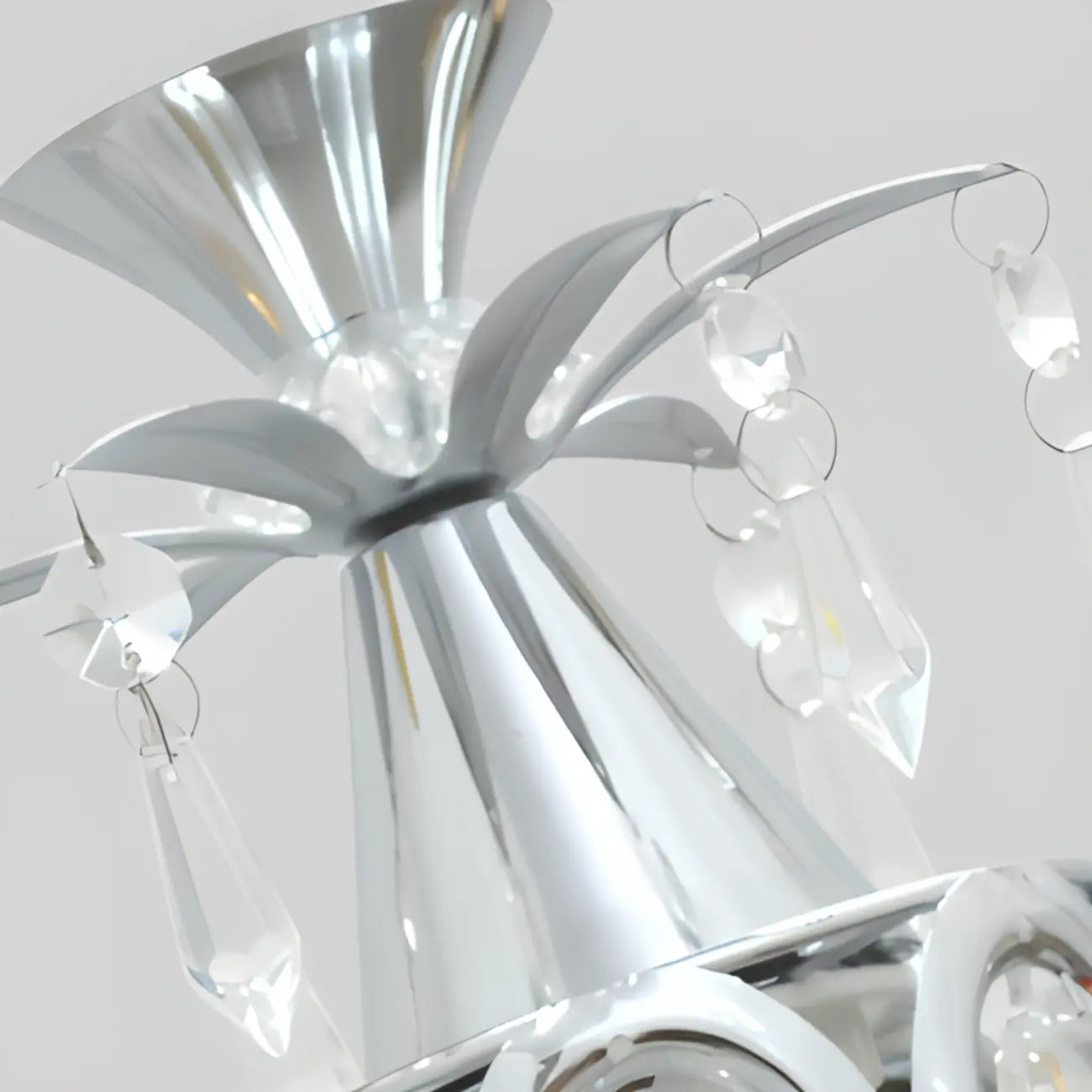 Suspension élégante cylindrique en cristal pour îlot de cuisine avec projecteur