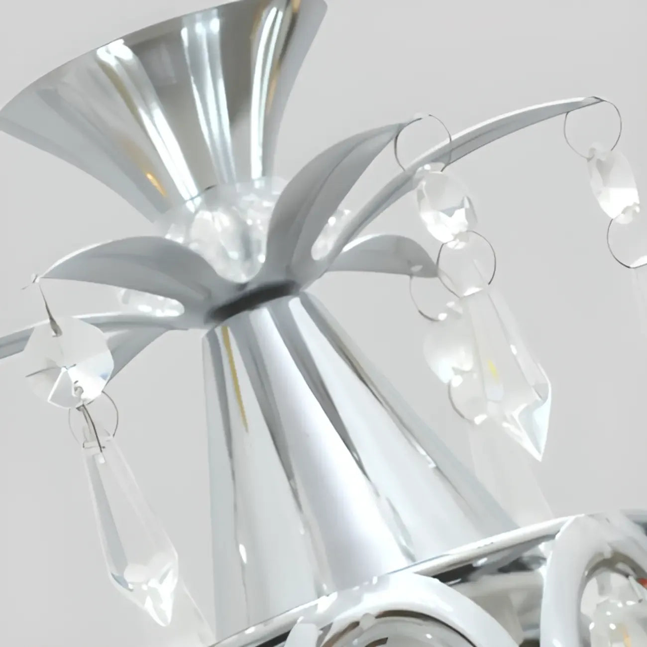 Suspension élégante cylindrique en cristal pour îlot de cuisine avec projecteur