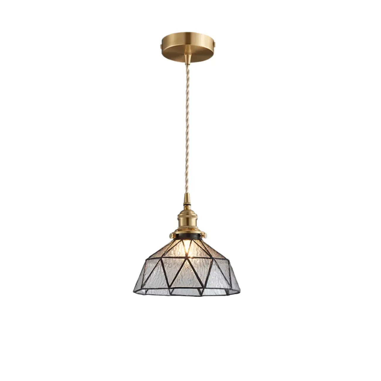 Suspension de cuisine moderne en verre bleu réglable en hauteur