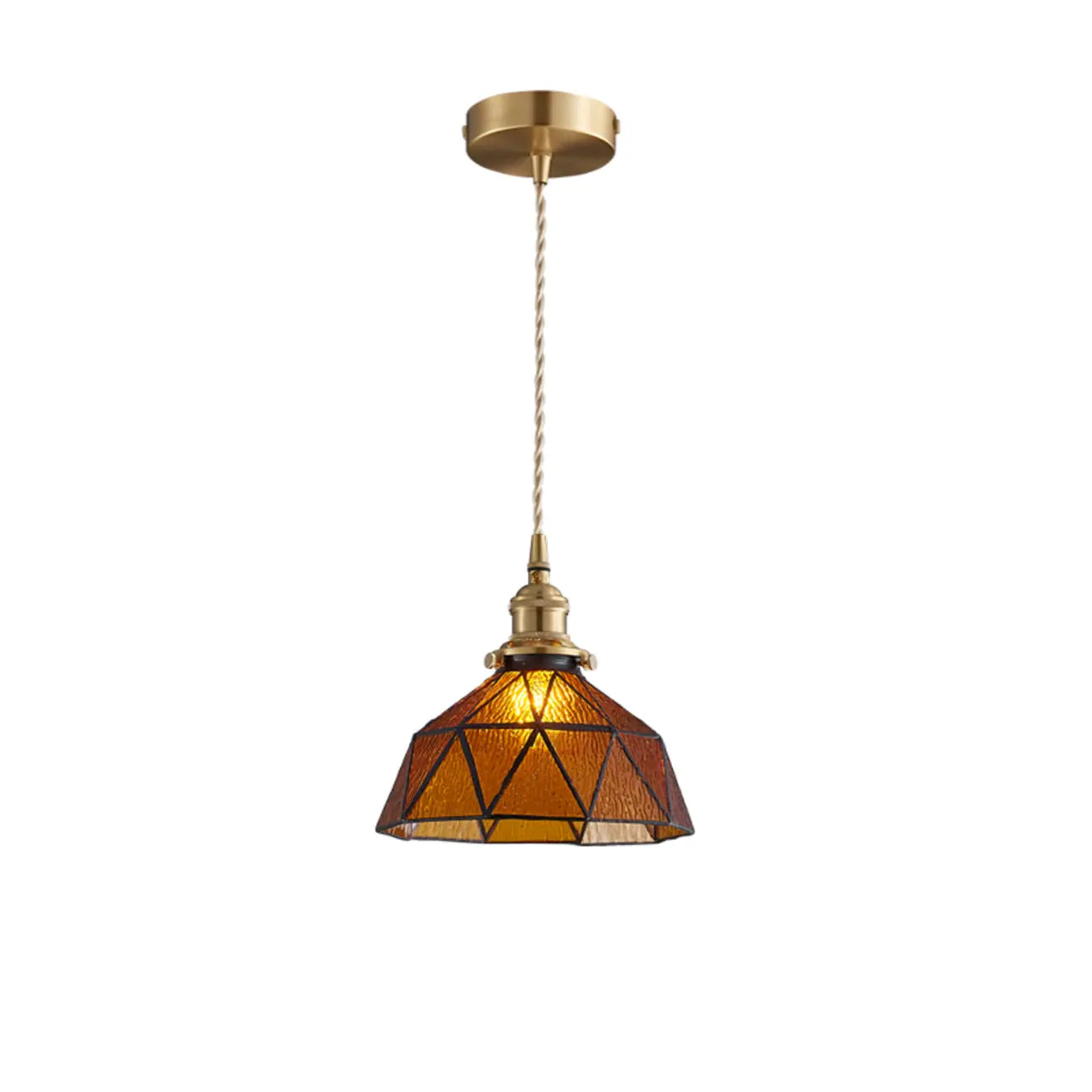 Suspension de cuisine moderne en verre bleu réglable en hauteur