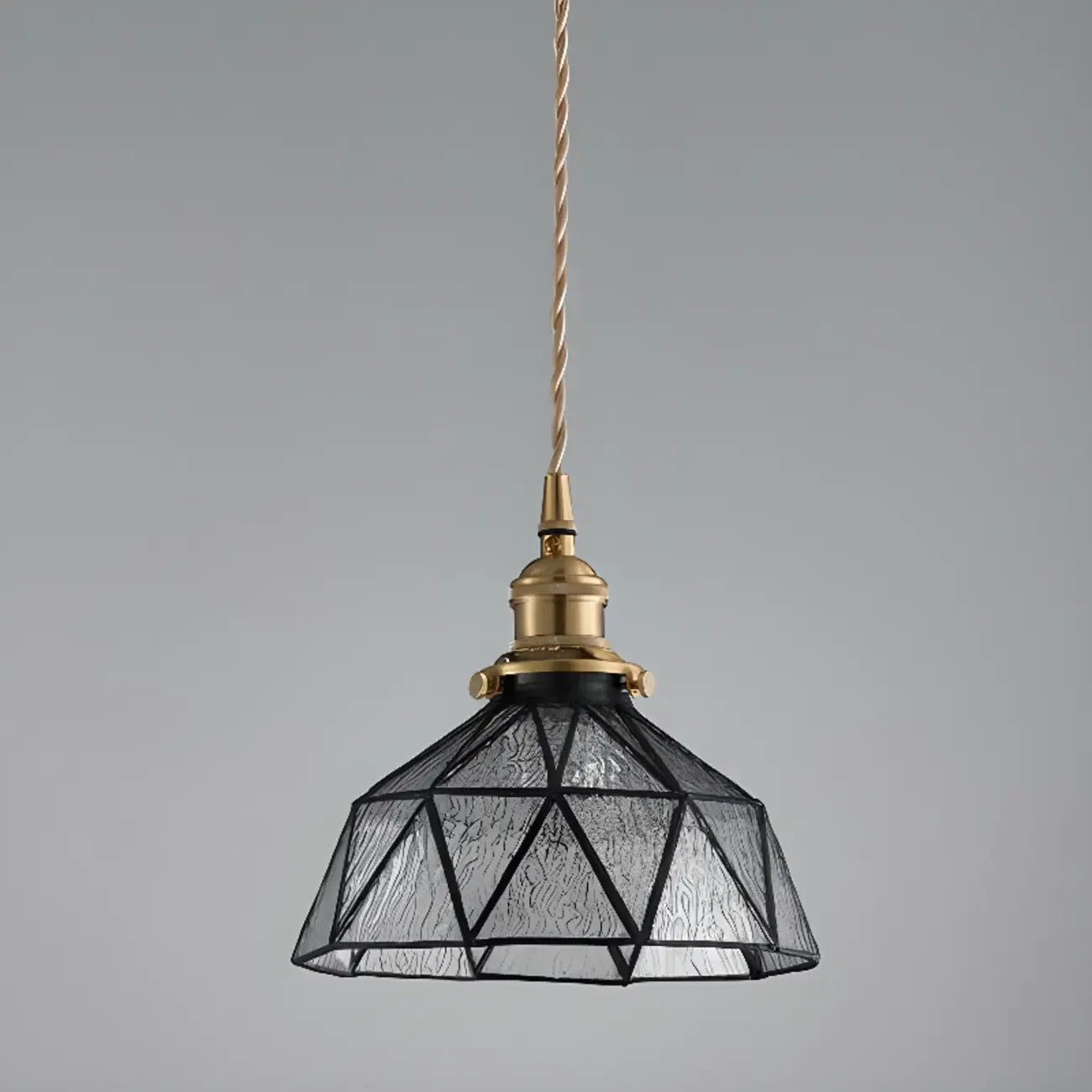 Suspension de cuisine moderne en verre bleu réglable en hauteur