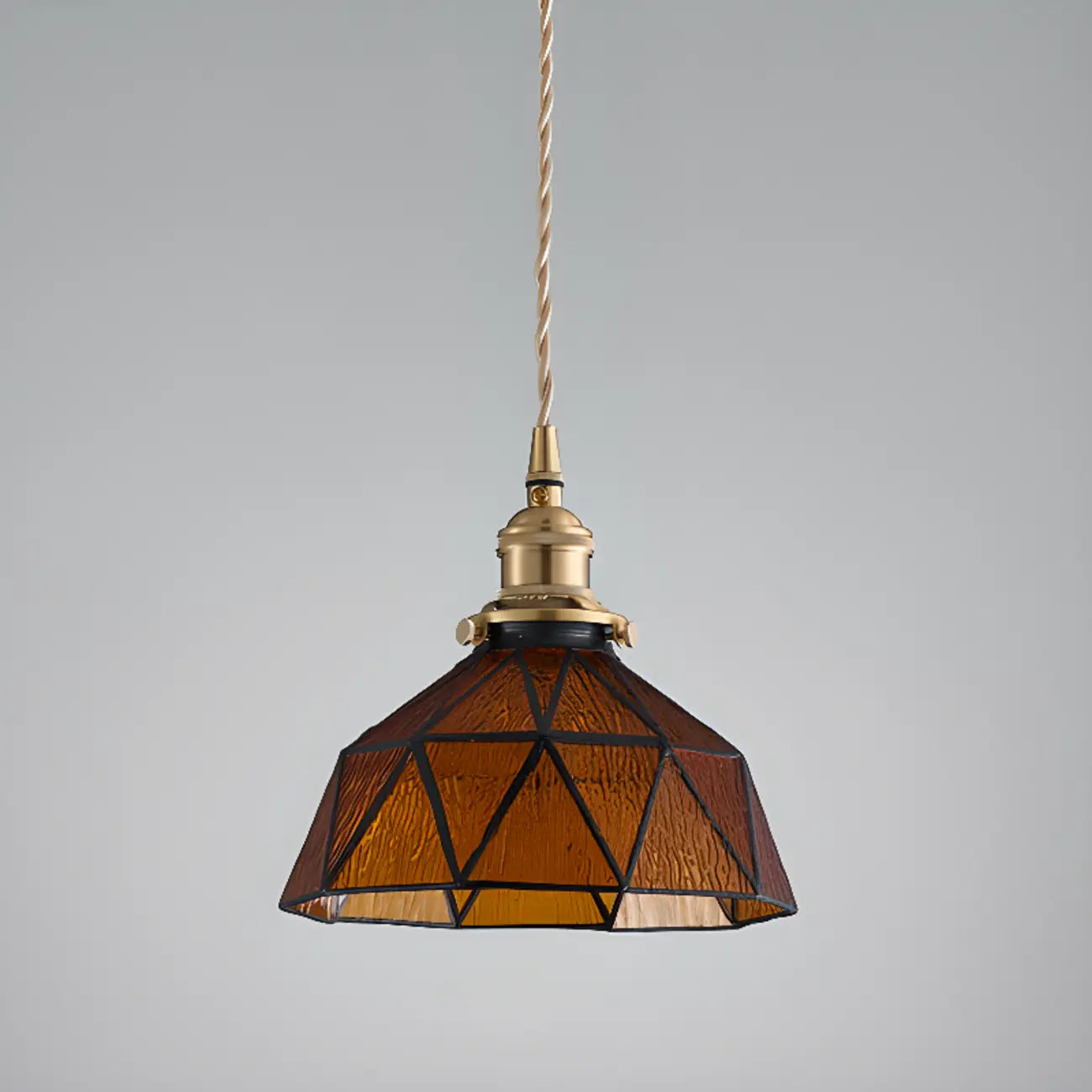 Suspension de cuisine moderne en verre bleu réglable en hauteur