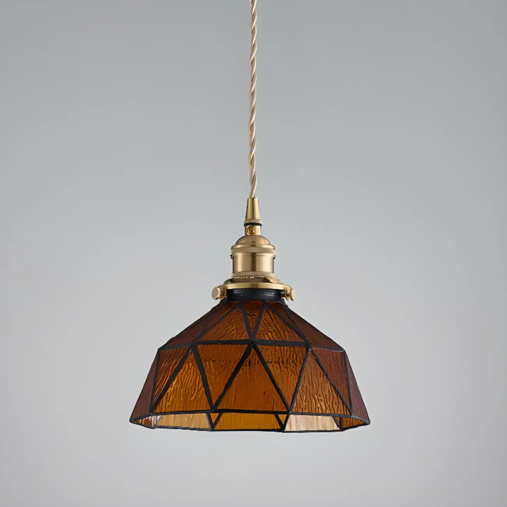 Suspension de cuisine moderne en verre bleu réglable en hauteur