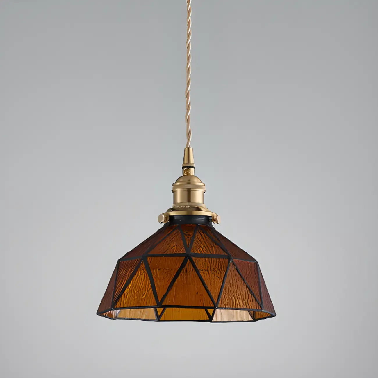 Suspension de cuisine moderne en verre bleu réglable en hauteur