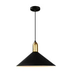 Suspension industrielle conique en métal réglable pour intérieur