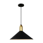 Suspension industrielle conique en métal réglable pour intérieur