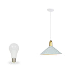 Suspension industrielle conique en métal réglable pour intérieur