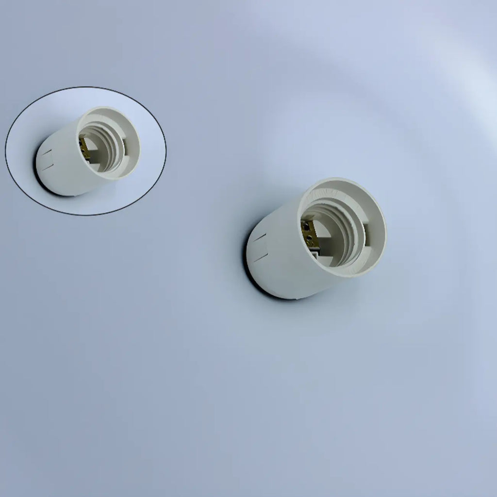 Suspension industrielle conique en métal réglable pour intérieur