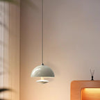 Suspension hémisphérique moderne en métal à intensité variable pour chambre à coucher