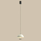 Suspension hémisphérique moderne en métal à intensité variable pour chambre à coucher