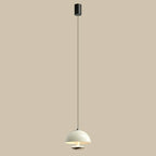 Suspension hémisphérique moderne en métal à intensité variable pour chambre à coucher