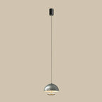 Suspension hémisphérique moderne en métal à intensité variable pour chambre à coucher