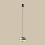 Suspension hémisphérique moderne en métal à intensité variable pour chambre à coucher