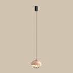 Suspension hémisphérique moderne en métal à intensité variable pour chambre à coucher
