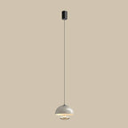 Suspension hémisphérique moderne en métal à intensité variable pour chambre à coucher