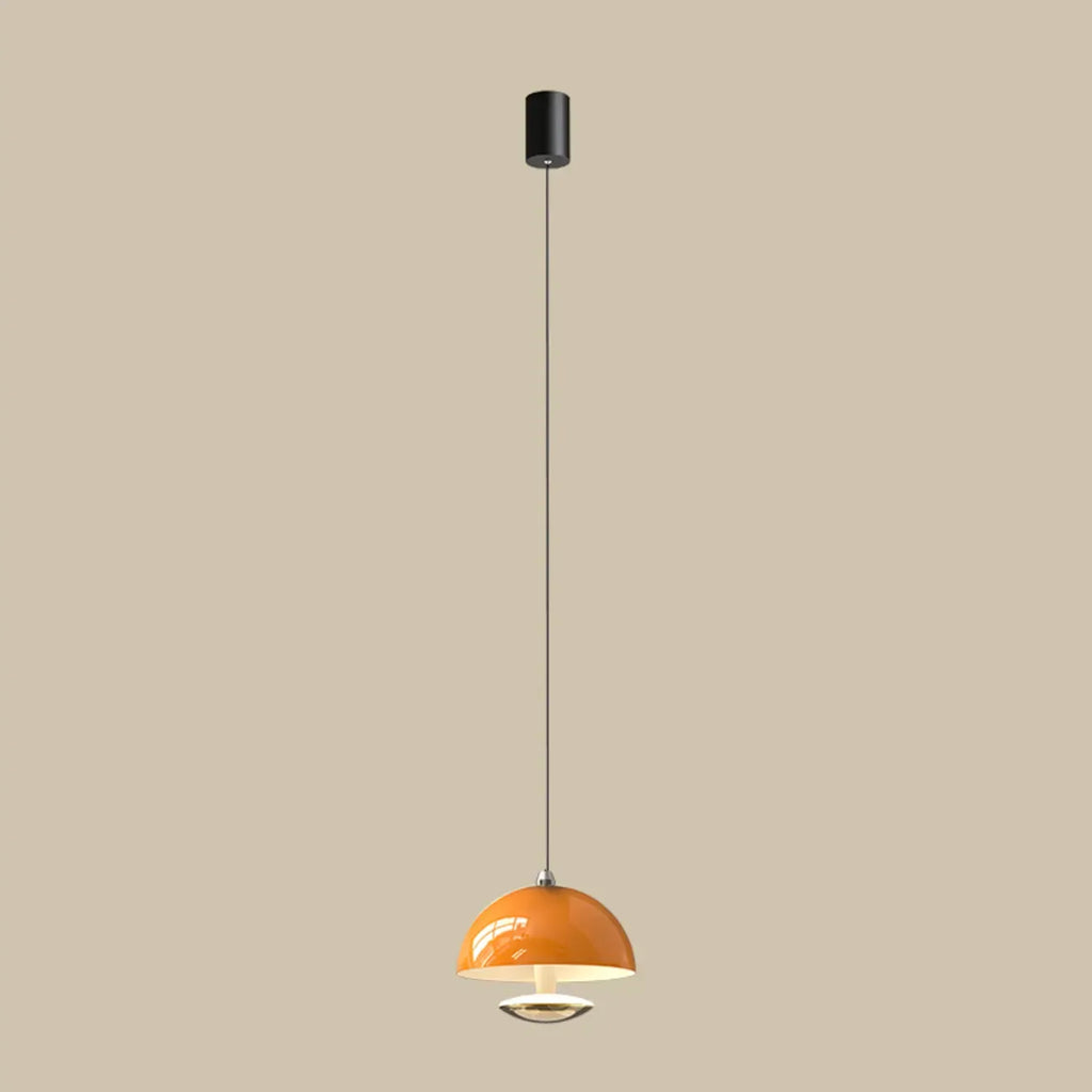 Suspension hémisphérique moderne en métal à intensité variable pour chambre à coucher