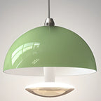 Suspension hémisphérique moderne en métal à intensité variable pour chambre à coucher