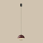Suspension hémisphérique moderne en métal à intensité variable pour chambre à coucher