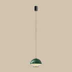 Suspension hémisphérique moderne en métal à intensité variable pour chambre à coucher