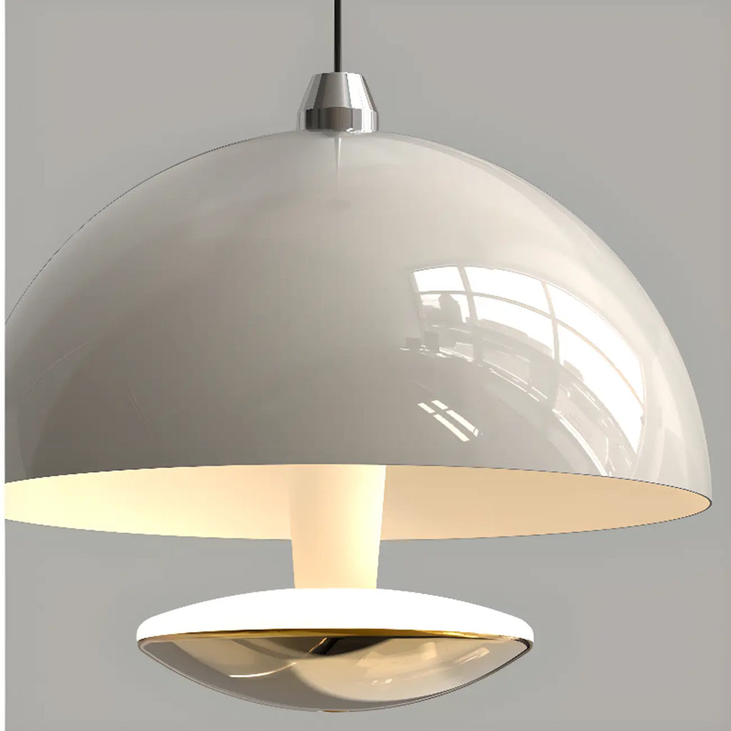Suspension hémisphérique moderne en métal à intensité variable pour chambre à coucher