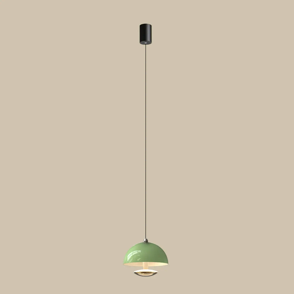 Suspension hémisphérique moderne en métal à intensité variable pour chambre à coucher