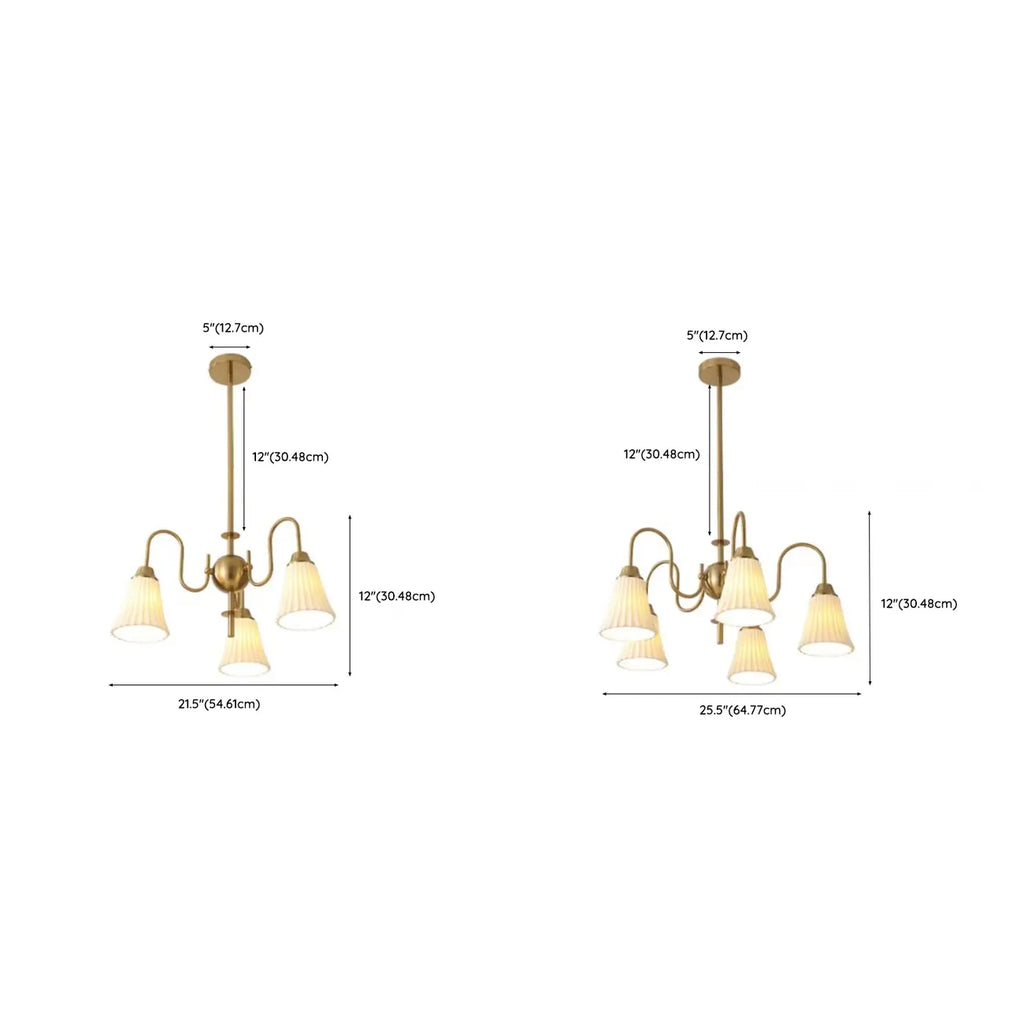 Lustre classique vintage en chrome et céramique blanche