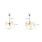 Lustre classique vintage en chrome et céramique blanche
