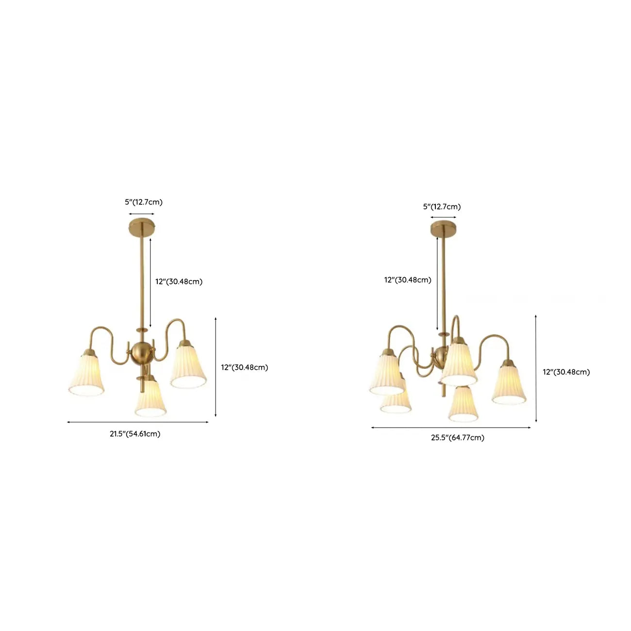 Lustre classique vintage en chrome et céramique blanche