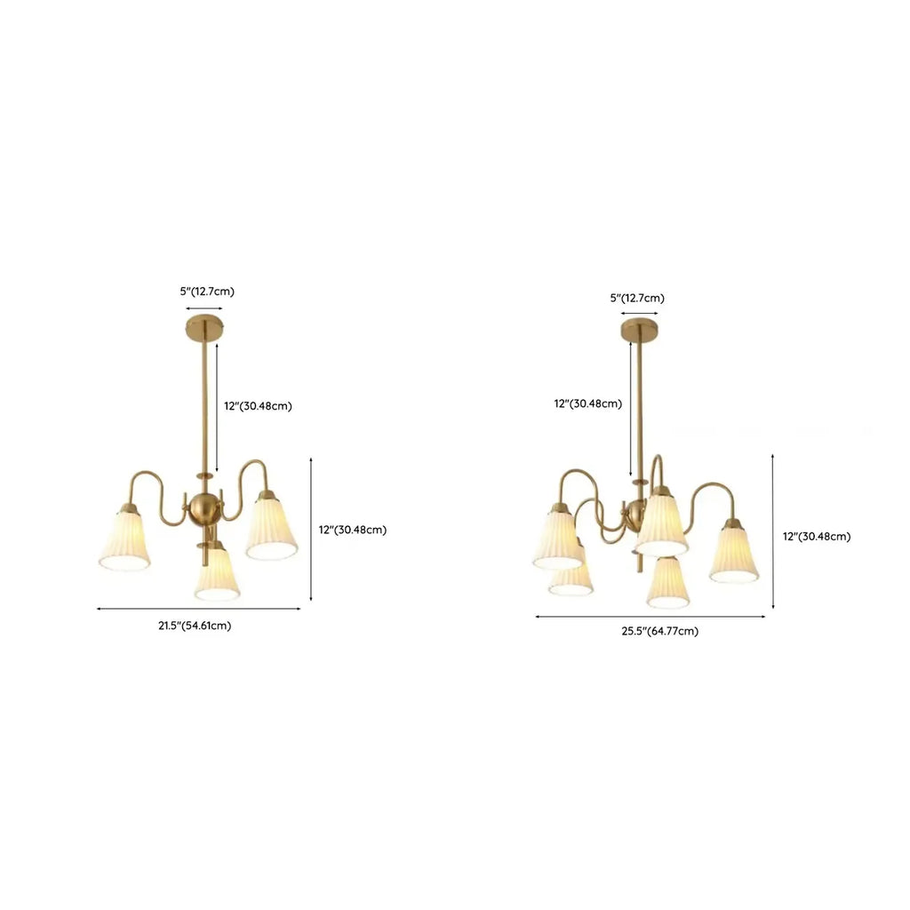 Lustre classique vintage en chrome et céramique blanche