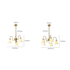 Lustre classique vintage en chrome et céramique blanche