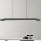 Suspension moderne en verre et métal avec éclairage LED pour îlot de cuisine