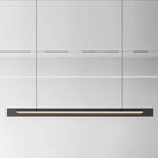 Suspension moderne en verre et métal avec éclairage LED pour îlot de cuisine