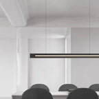 Suspension moderne en verre et métal avec éclairage LED pour îlot de cuisine