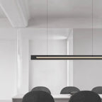 Suspension moderne en verre et métal avec éclairage LED pour îlot de cuisine