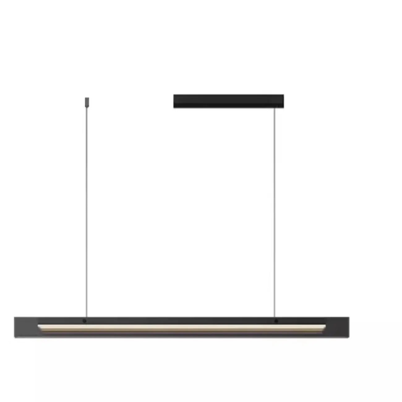 Suspension moderne en verre et métal avec éclairage LED pour îlot de cuisine