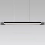 Suspension moderne en verre et métal avec éclairage LED pour îlot de cuisine