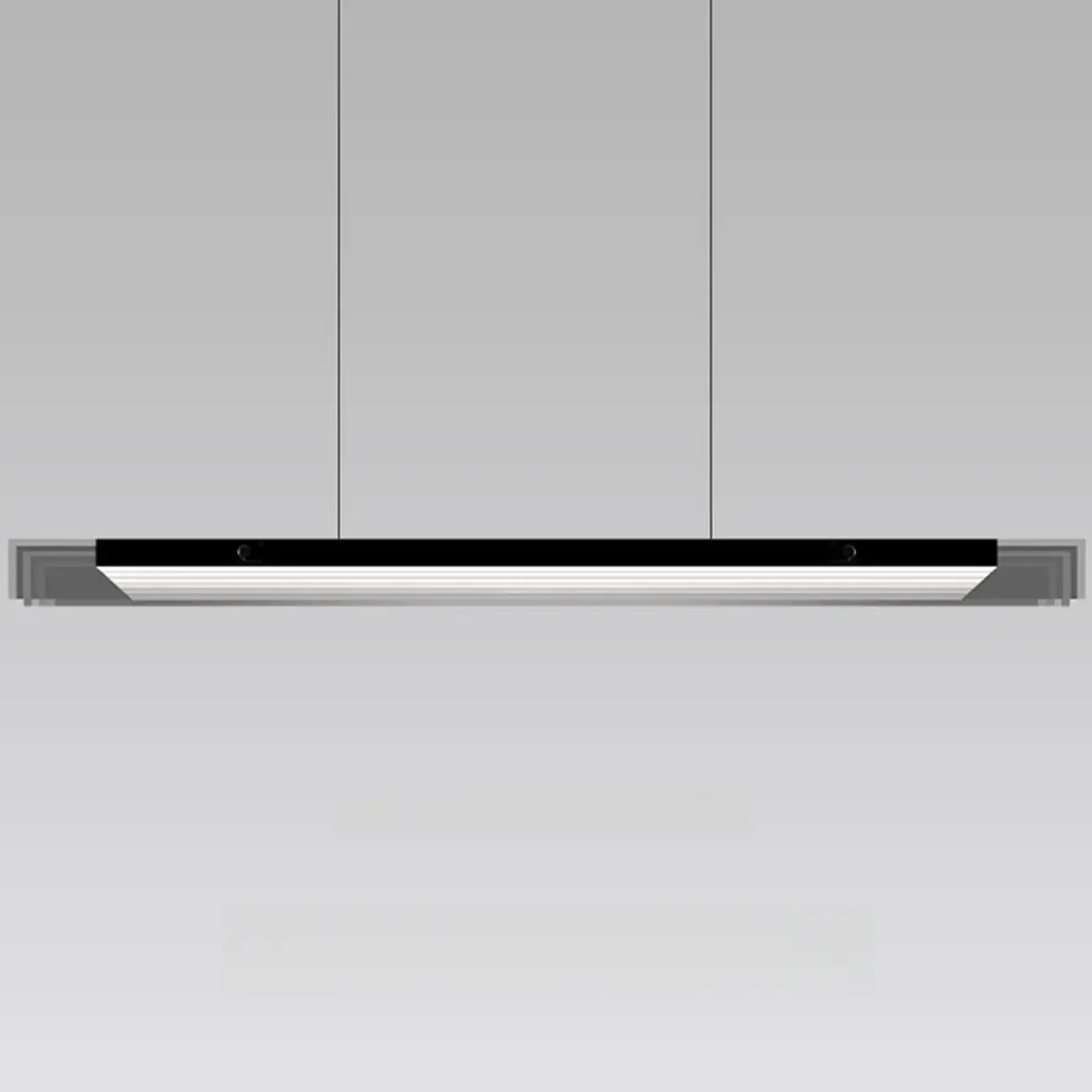 Suspension moderne en verre et métal avec éclairage LED pour îlot de cuisine