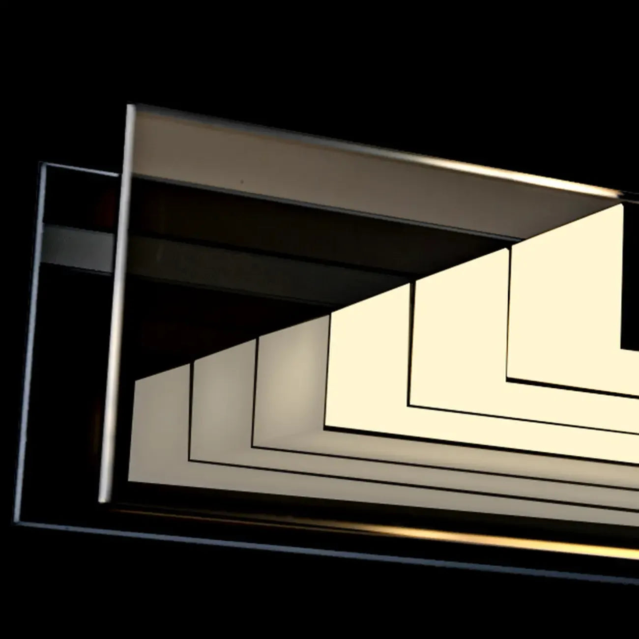 Suspension moderne en verre et métal avec éclairage LED pour îlot de cuisine